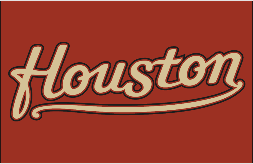 Houston Astros 2002-2012 Jersey Logo fabric transfer version 2